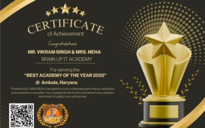 🏆 Brain Up IT Academy Wins “Best IT Academy Award 2025
